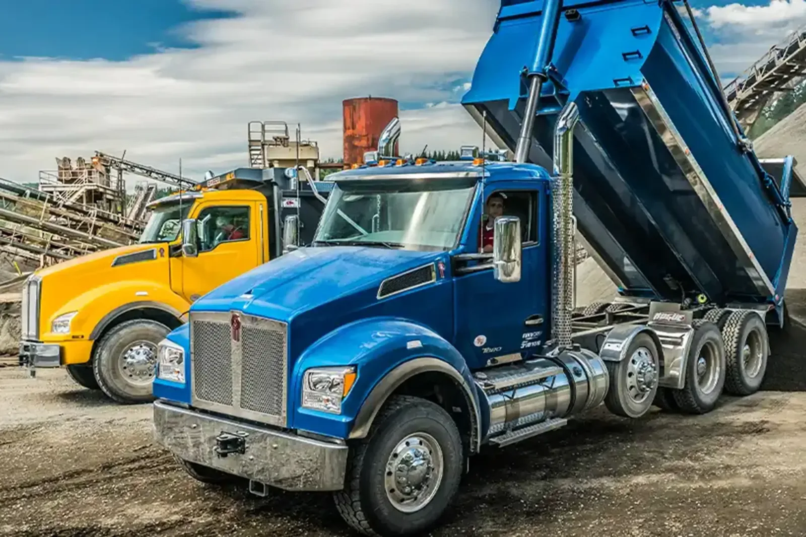 Dump Truck Hauling